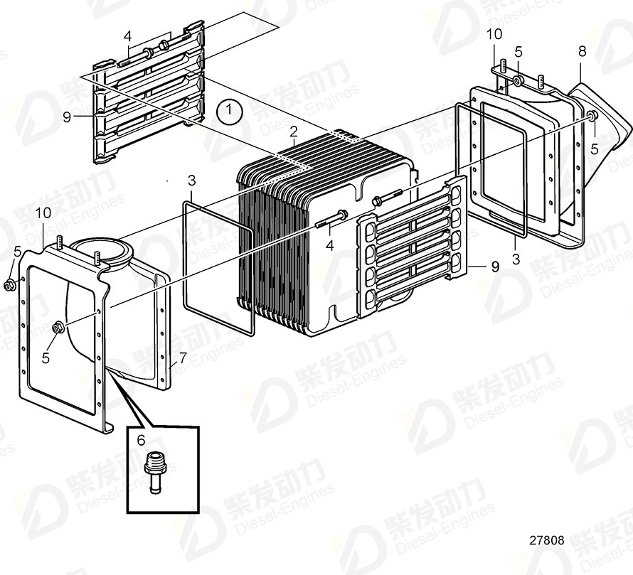 VOLVO Bracket 21712147 Drawing